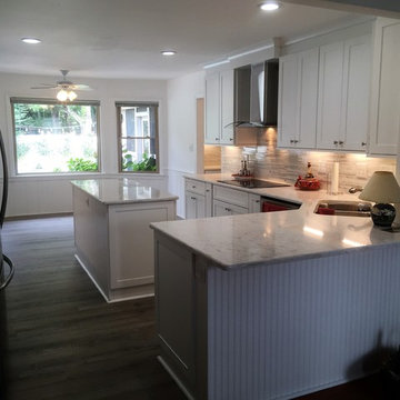 Kitchen remodeling with shaker style Galaxy series from Fabuwood Cabinets
