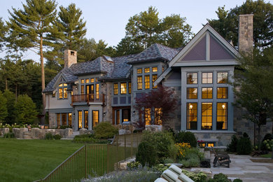Example of a classic exterior home design in Boston