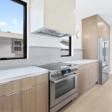 Custom Modern New Construction Home with Mid-Century Rooflines