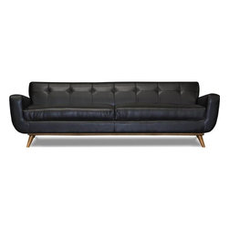 Turner - Mid Century Leather Sofas and Couches Collection - The Sofa Company - Sofas