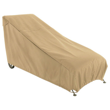 Patio Chaise Lounge Cover-All Weather Protection Outdoor Furniture Cover, Large