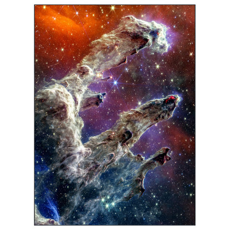 The Hubble Space Telescope Art Area Rug, 7.5'x10.3'