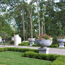 Solid Stone Planters and Urns - Garden Statues And Yard Art