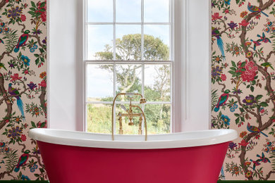 This is an example of a country bathroom in Cornwall.