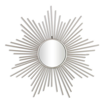 Metal Sunburst Wall Mirror