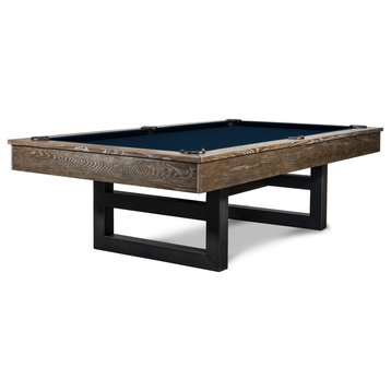 Mckay 8' Slate Pool Table With Premium Accessories, Navy