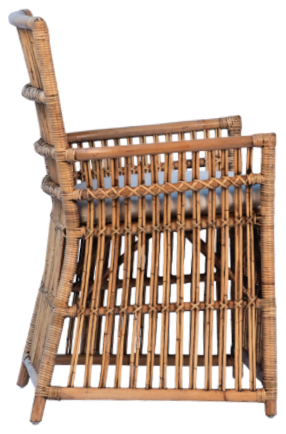 Bamboo & Rattan Dining Arm Chair - Tropical - Dining Chairs - by Design ...