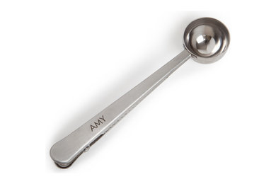 AMY Stainless Steel Scoop Spoon & Clip