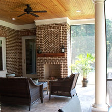 back porch fireplace