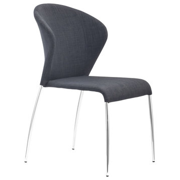 Oulu Dining Chair (set Of 4) Graphite