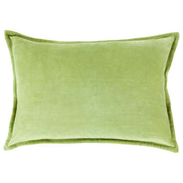 Cotton Velvet Pillow, 13"x19"x0.25"