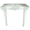 Bathroom Console Sink Basin Only White China Belle Epoque