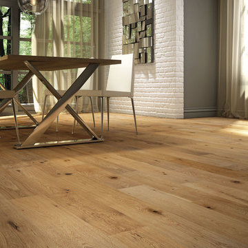 Dining Room | Exposed Oak | White Oak | Wire Brushed