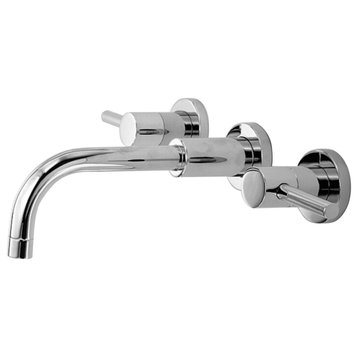 Newport Brass 3-1501 East Linear Double Handle Widespread Wall - Polished