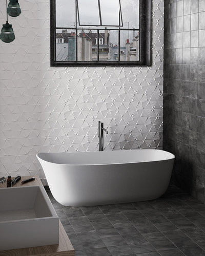 Модернизм Ванная комната by Equipe Ceramicas