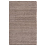 Jaipur Living - Jaipur Living Evenin Handmade Solid Area Rug, Brown/Tan, 8'x11' - The Madras collection features handsome heathered designs and versatile modern appeal. Hand-loomed of rayon made from bamboo and wool, the Evenin area rug showcases a striated patterns of casually chic neutrals. This brown, tan, and taupe rug warms any space while adding subtle dimension and rich natural texture.