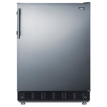 Summit CT662RS 24"W 5 Cu. Ft. Energy Star Certified Compact - Stainless Steel