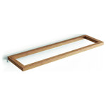 WS Bath Collections - Bamboo 51715 Bathroom Shelf in Bamboo - WS Bath Collections Bamboo Collection is an exclusive collection of fine bathroom accessories made to highest industry standards. Designed with Bamboo finishing that brings a clean refined modern and contemporary design to your bathroom makes the perfect choice for both residential and commercial projects.
