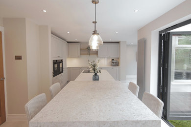 This is an example of a dining room in Buckinghamshire.