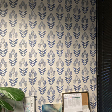 Grandview Dental office Wallpaper install and interior paint