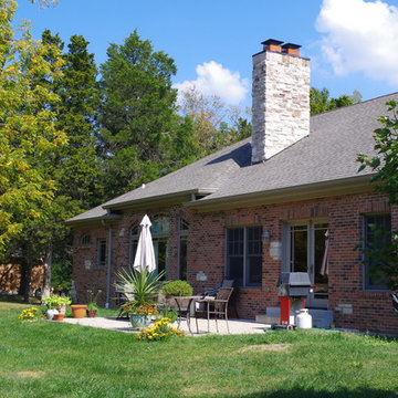 Brick and Stone Ranch Custom Home | Sappington, MO