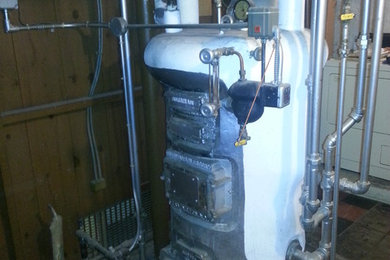 Burnham Independence Gas Fired Steam Boiler (Before & After)