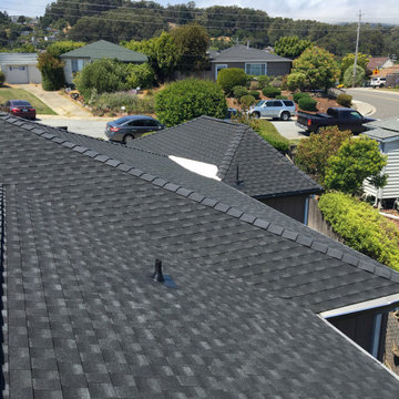 Black Asphalt Roof Project