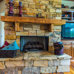 Lake Martin Home - Indoor Fireplaces