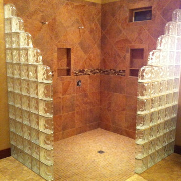 tile shower