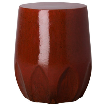 Tropical Red Calyx Stool