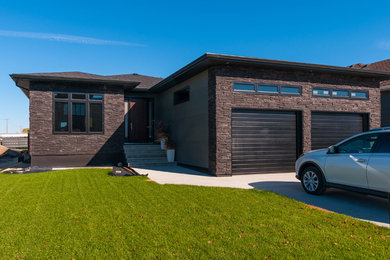 Inspiration for a modern exterior home remodel in Other