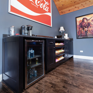 Stained Black Cherry w/ Walnut Island