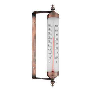 Pure Garden Wall Thermometer-Decorative Indoor Outdoor Temperature