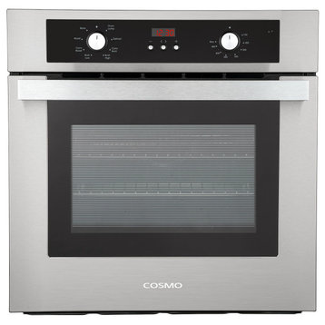 24 in. Electric Wall Oven with 8 Functions, Turbo True European Convection