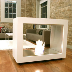 EcoSmart Fire Vision Indoor/Outdoor Fireplace - Outdoor Fireplaces