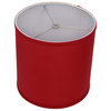 FenchelShades Drum Lampshade 10"x10"x10", Linen Rich Red