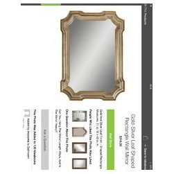 Gold Silver Leaf Mirror - Products