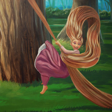 Child's Bedroom -Favorite Fairy Tale Characters Mural