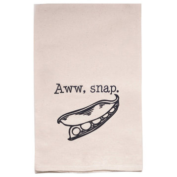 "Aww, Snap" Flour Sack Tea Towel