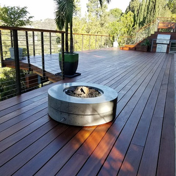 Multi-level Deck on Hillside in Mount Olympus