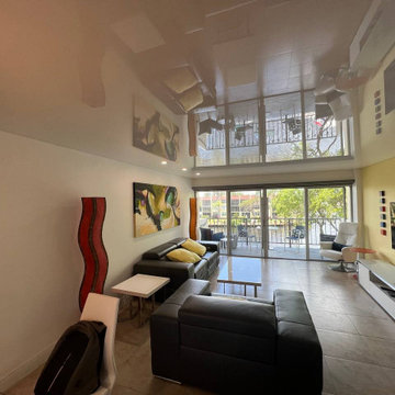 Stylish Lighting and High Gloss Ceilings