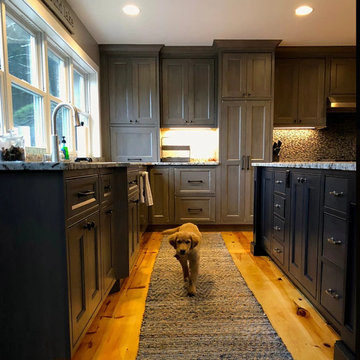Kitchen with Gray Cabinetry