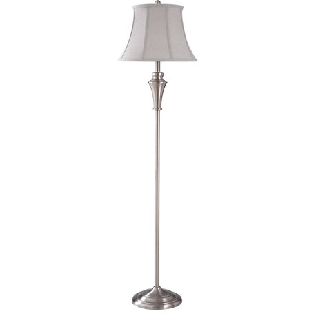 Signature 1 Light Floor Lamp, Brushed Nickel