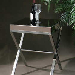 Cathy Mirrored Side Table - Side Tables And End Tables