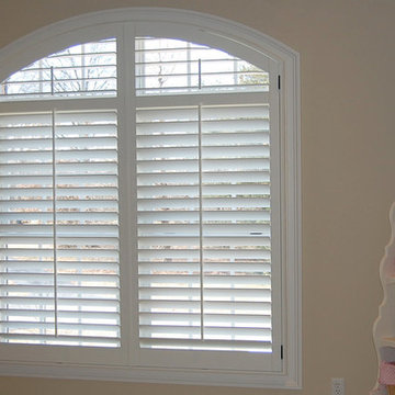 Interior shutters with 3 1/4" louvers