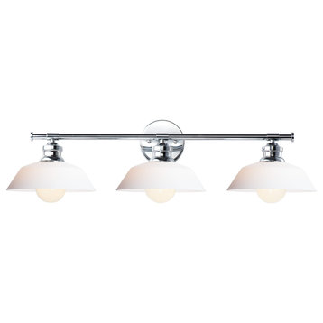 Maxim Willowbrook 3-Light Wall Sconce in Polished Chrome