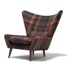 VIOSKI Louis II Chair with Wood Legs - Armchairs And Accent Chairs