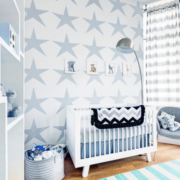 White & Grey Boy's Nursery