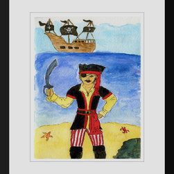 "Li'l Pirate Giclee Print - Fine Art Prints