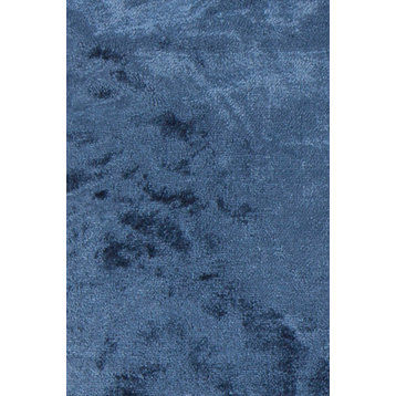 Handmade Cotton/ Linen Decorative Pillow, Blue, 18"